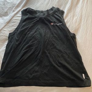 Activewear, champion, black tank top